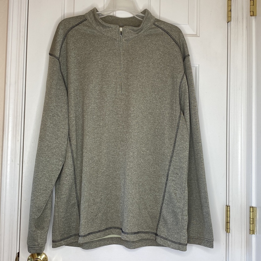 Pebble Beach Gray Zip Front Performance Wear Xl - image 1